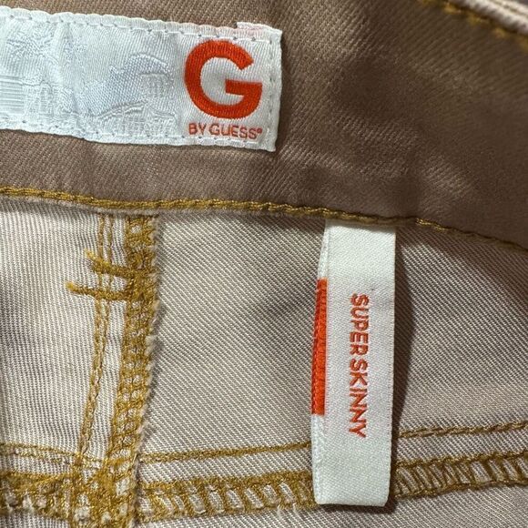 G by Guess Brown Shiny Skinny Jeans - Picture 6 of 8